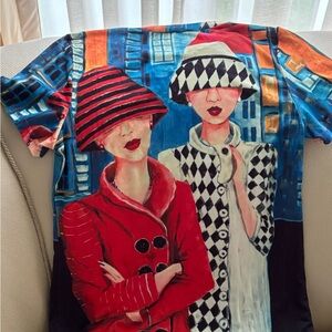 Stylish Woman’s Shirt with Artistic Design